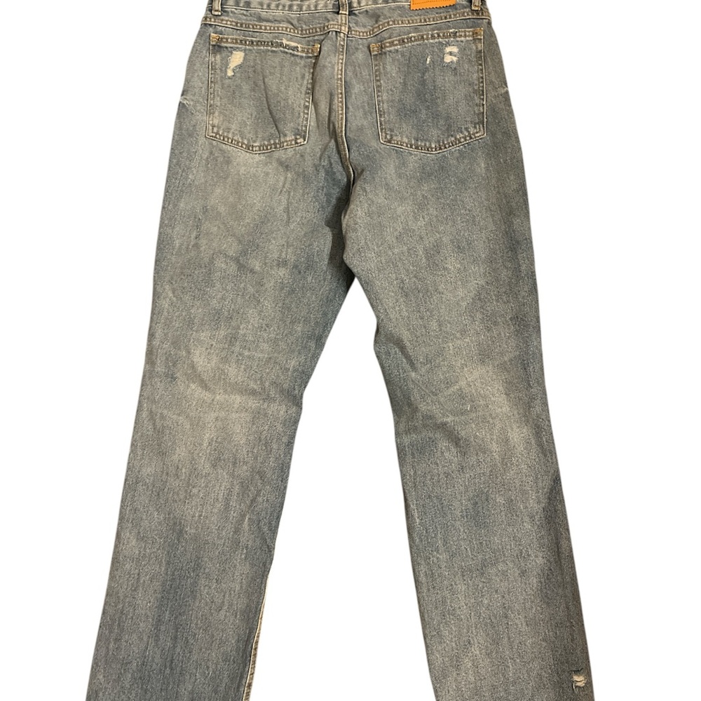 Avec Les Filles Women’s Blue Straight Leg Jeans - Picture 5 of 6